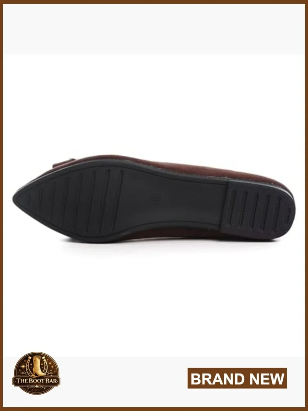 Pointed Toe Ballet Flats with Bow Knot, Slip-On Loafers for Business Casual Wear